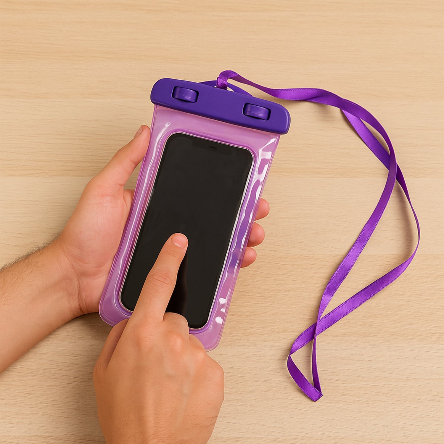 Pouch Cover Mobile Water Protector (1 Pc / Mix Color) Pouch Cover Mobile Water Protector (1 Pc / Mix Color)